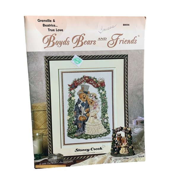 Boyds Bears and Friends Cross Stitch Pattern Leaflet Book Stoney Creek BB006 - Picture 1 of 2